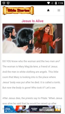 Bible Stories android App screenshot 4